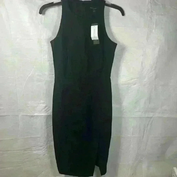 Banana Republic Women’s Dress 0 Black Cocktail Formal Party Slit Stretch New NWT - Picture 1 of 9